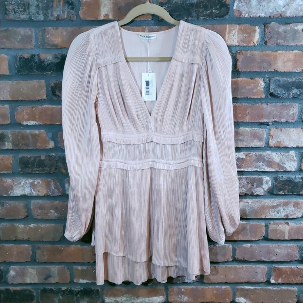 NWT Ulla Johnson Corrine Mini Dress in Peony Pink